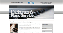 Desktop Screenshot of dickersonspianoservice.com