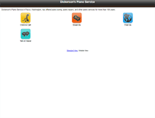 Tablet Screenshot of dickersonspianoservice.com